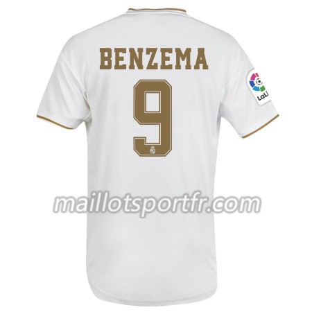 Maillot de Foot Real Madrid Karim Benzema 9 Domicile 2019/20 Maillot de Foot Real Madrid Karim Benzema 9 Domicile 2019/20